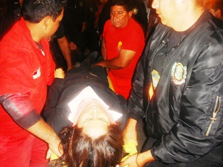 docente-joven herida